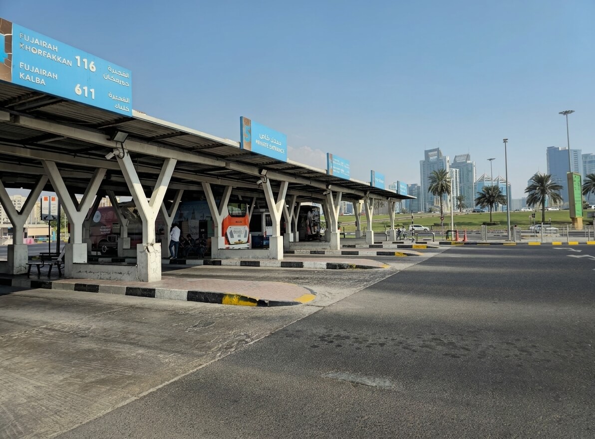 sharjah al jubail bus terminal